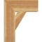 Ekena Millwork Traditional Block Rough Sawn Bracket, Western Red Cedar, 6"W x 18"D x 22"H BKT06X18X22TRA05RWR - alternate 3